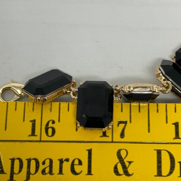 NWT Christian Soriano New York black rectangle necklace - Picture 8 of 8